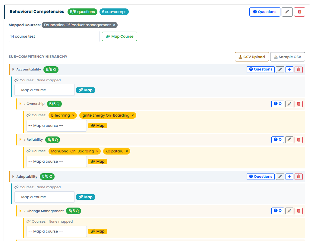 Competency Framework Builder